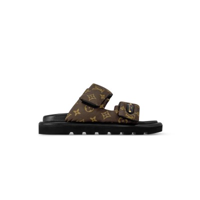 LOUIS VUITTON POOL PILLOW FLAT COMFORT MULE 1AHMDN